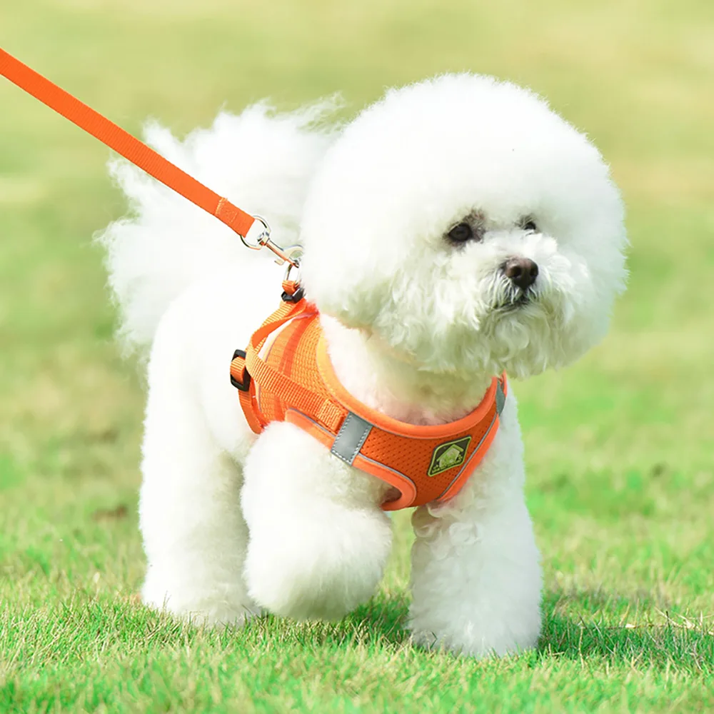 reflective breathable dog harness vest for small & medium dogs reflective breathable dog harness vest for small & medium dogs