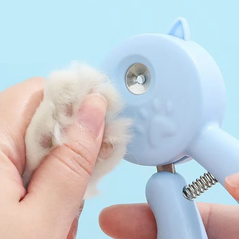 cat shaped pet nail clippers with splash guard & nail file cat shaped pet nail clippers with splash guard & nail file