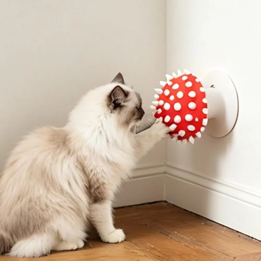 mushroom shaped self grooming cat brush with suction cup mushroom shaped self grooming cat brush with suction cup