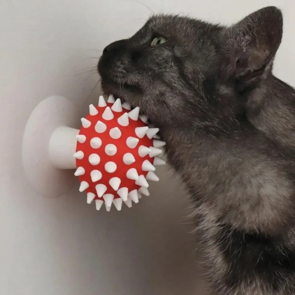 mushroom shaped self grooming cat brush with suction cup mushroom shaped self grooming cat brush with suction cup
